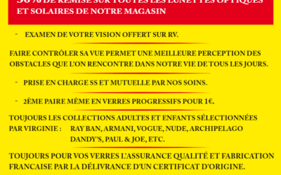 OFFRE DU MOIS.